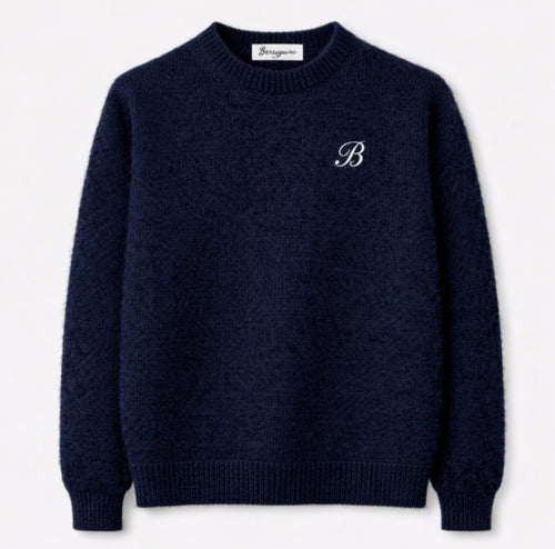 Minimalist Logo Wool Knit